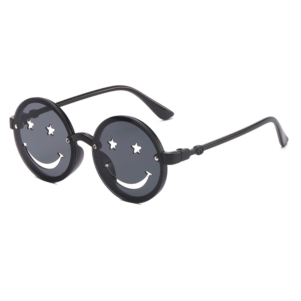 Pieza gris marco negro