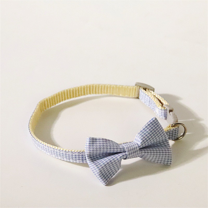 Collar de gato accesorios para mascotas fabricantes al por mayor lindos arcos gatos perros collar ajustable para mascotas
