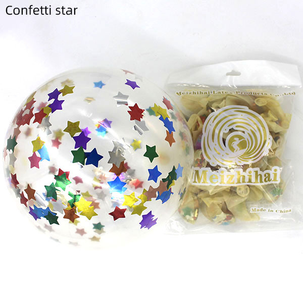 Globo de lenteja personalizado emulsión transparente decoración del globo de paisaje redondo 12 pulgadas de lenteja personalizada impresión de globo de papel LOGO