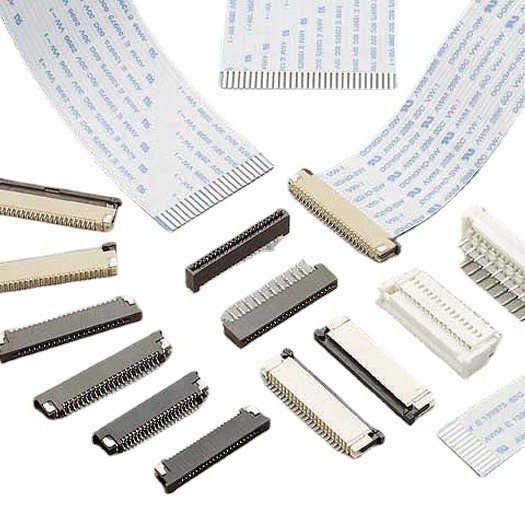 厂家直销FFC/FPC连接器及排线(0.3/0.5/0.8/1.0/1.25/2.54)直插式