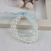 Plastic bracelet from pearl, hair band, 6mm, 8mm
