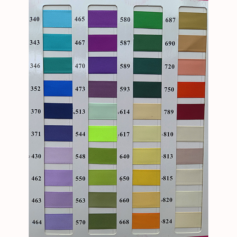 tarjeta de color de cinta de poliéster de alta densidad tarjeta de color de cinta de rosca tarjeta de color de cinta de rosca gruesa tarjeta de color de referencia Yao Ming