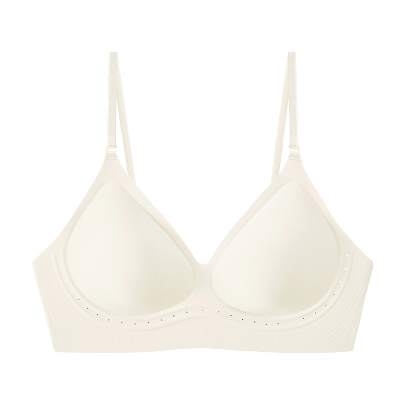 Gran U invisible base líquido correa de hombro delgada sin marcas ropa interior para mujeres pechos pequeños se reúnen soporte suave cuello colgando bra de belleza