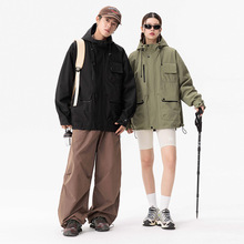 CM-6600成麦三防面料情侣款户外连帽冲锋衣夹克外套防水多色休闲