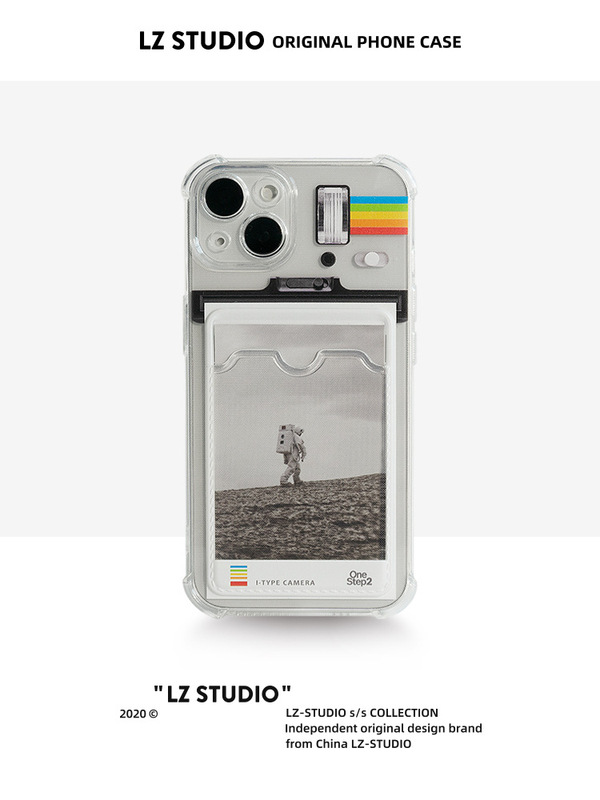 Polaroid Camera Card Holder Case Suitable for Apple iPhone 13 Phone Case 12 Pro Max Photo 15 Huawei 16