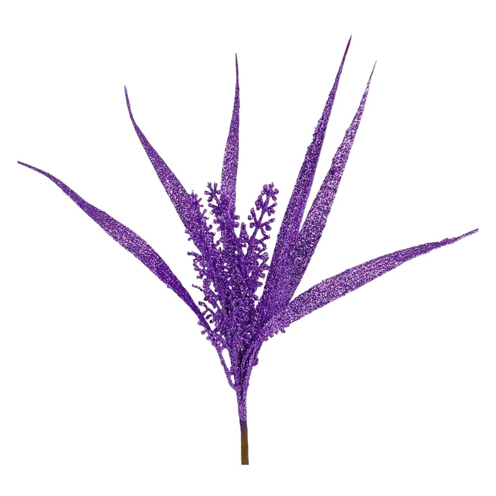 Venta directa de fábrica, decoración navideña transfronteriza con polvo dorado, accesorios de fotografía para árboles de Navidad, decoración con cortes de polvo dorado, helecho artificial