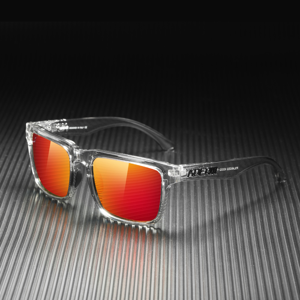 Casual Color Block Tac Square Full Frame Sports Sunglasses display picture 18