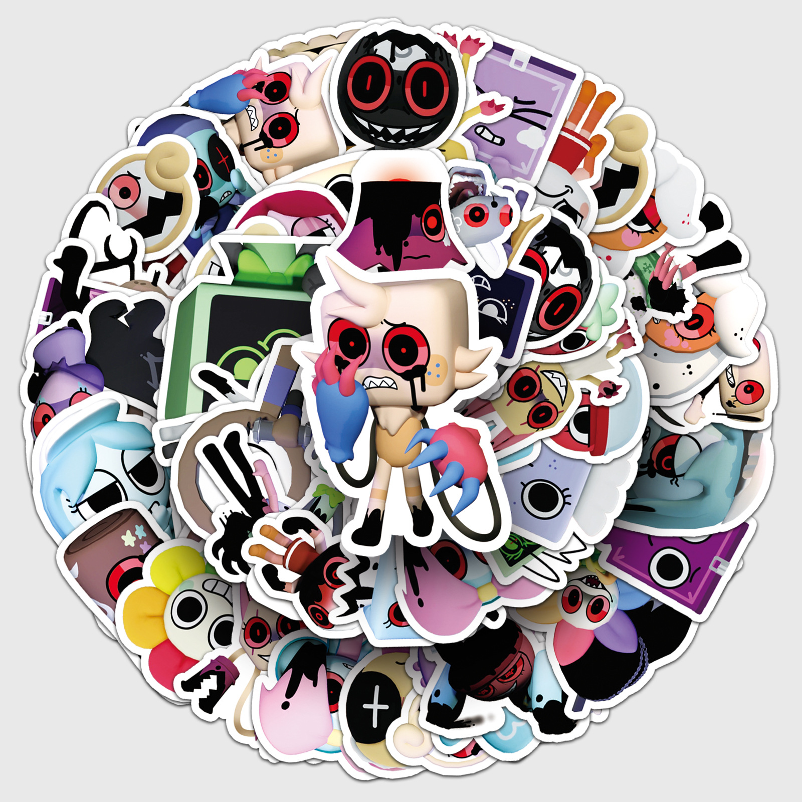 50张Dandy's World丹迪的世界游戏贴纸跨境热卖装饰手机水杯贴纸