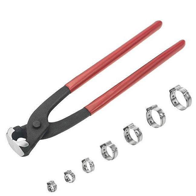 Clamping pliers, single-lug endless clamping pliers, tubing hoop tools, 0-type clamping pliers Clamping pliers, single-lug endless clamping pliers, tubing hoop tools, 0-type clamping pliers
