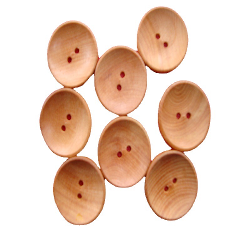 天台维娅木质两孔圆形纽扣子彩色激光四眼diy木头小钮扣厂家直销