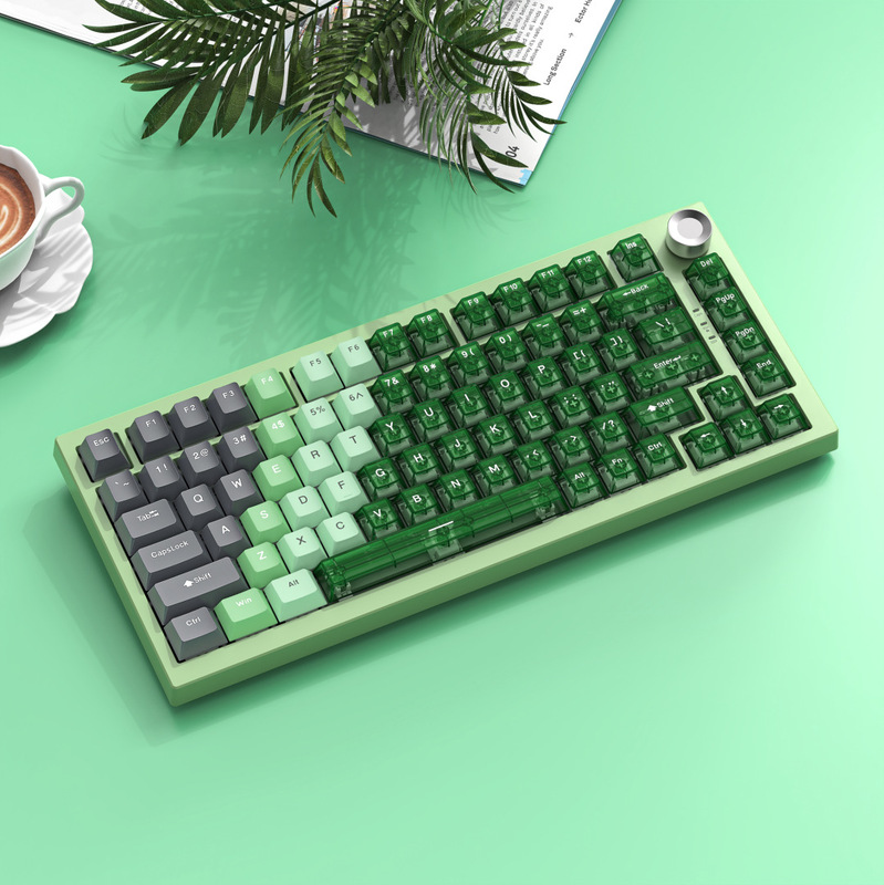 K81 カスタマイズされた 3 モード メカニカル キーボード サイド刻印ワイヤレス Bluetooth オフィス ゲーム e スポーツ専用|undefined