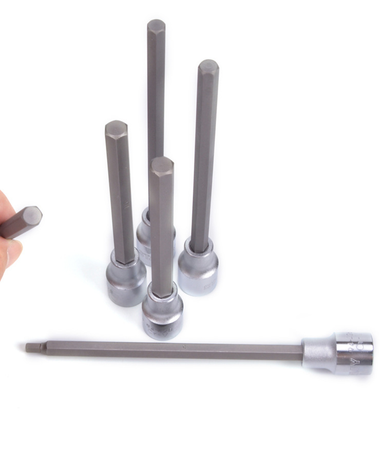 史丹利 12.5mm加长6角旋具套筒94-426-1-23~94-428-1-23