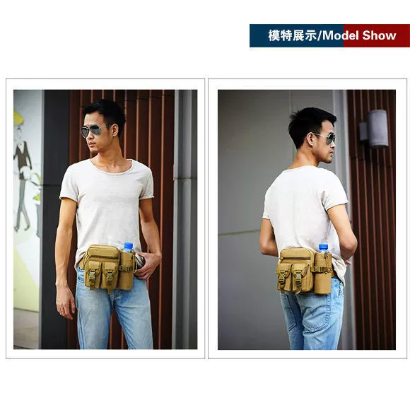 Tactics universal teapot, sports belt bag for men and women for traveling for cycling