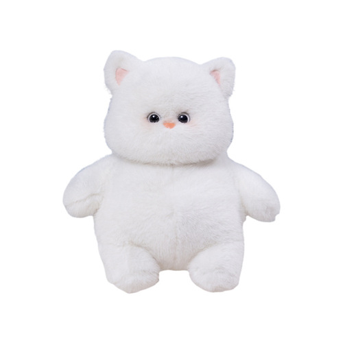 Meow cub doll chubby white cat cute plush toy simulation cross-border cat doll