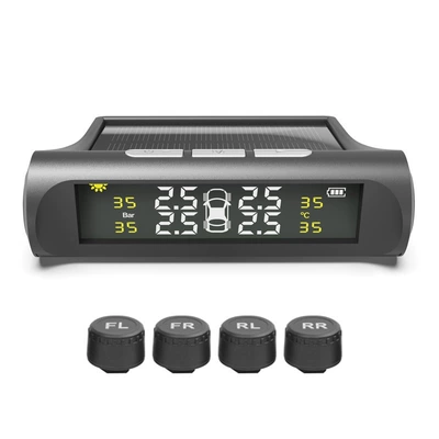 Ty01 Solar Tire Pressure Monitoring External Built-In (Tire pressure monitoring system) - ty01-model-english-packaging-plastic-core-sensor-external-sensor