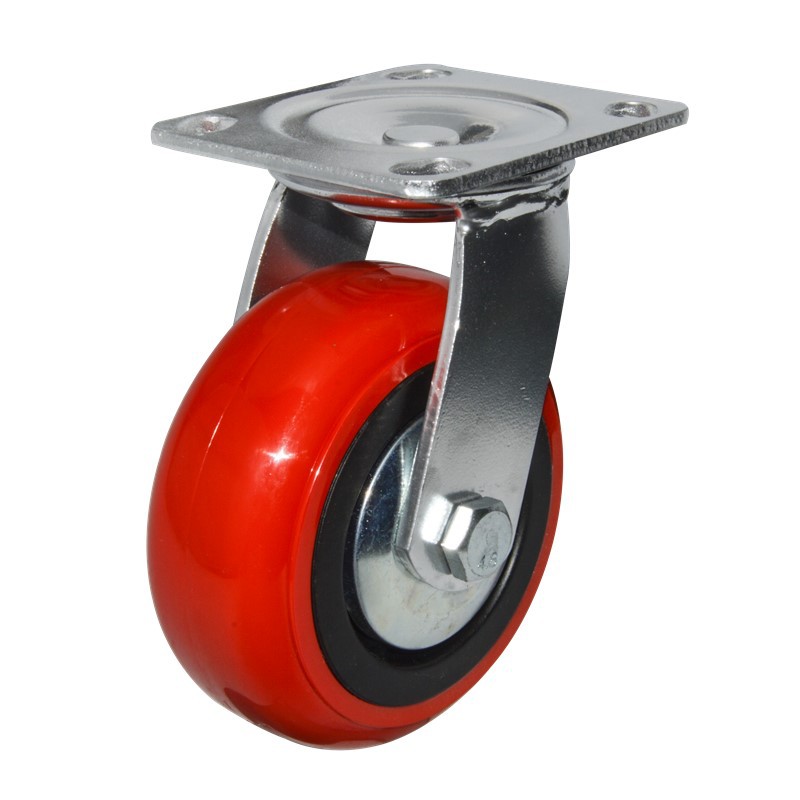 万向轮重型韩式塑芯带盖脚轮工业手推车货架4寸5寸6寸8寸静音脚轮 - Buy from 1688 via JTL Global