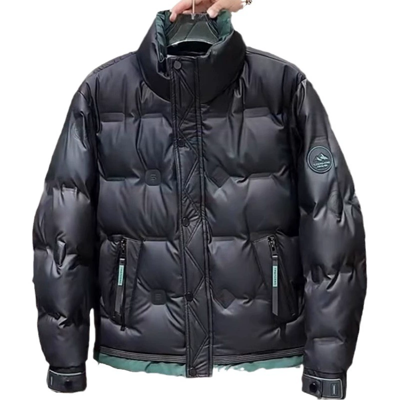 Высокое качество мужской пуховик мужской зимний город прилив бренд новый повседневный теплый с капюшоном пуховая куртка оптом