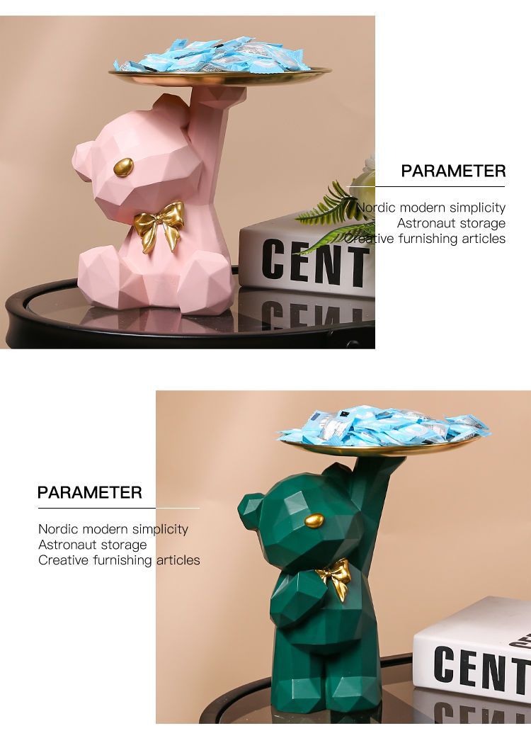 Nordic Bear Key Storage Tray 2