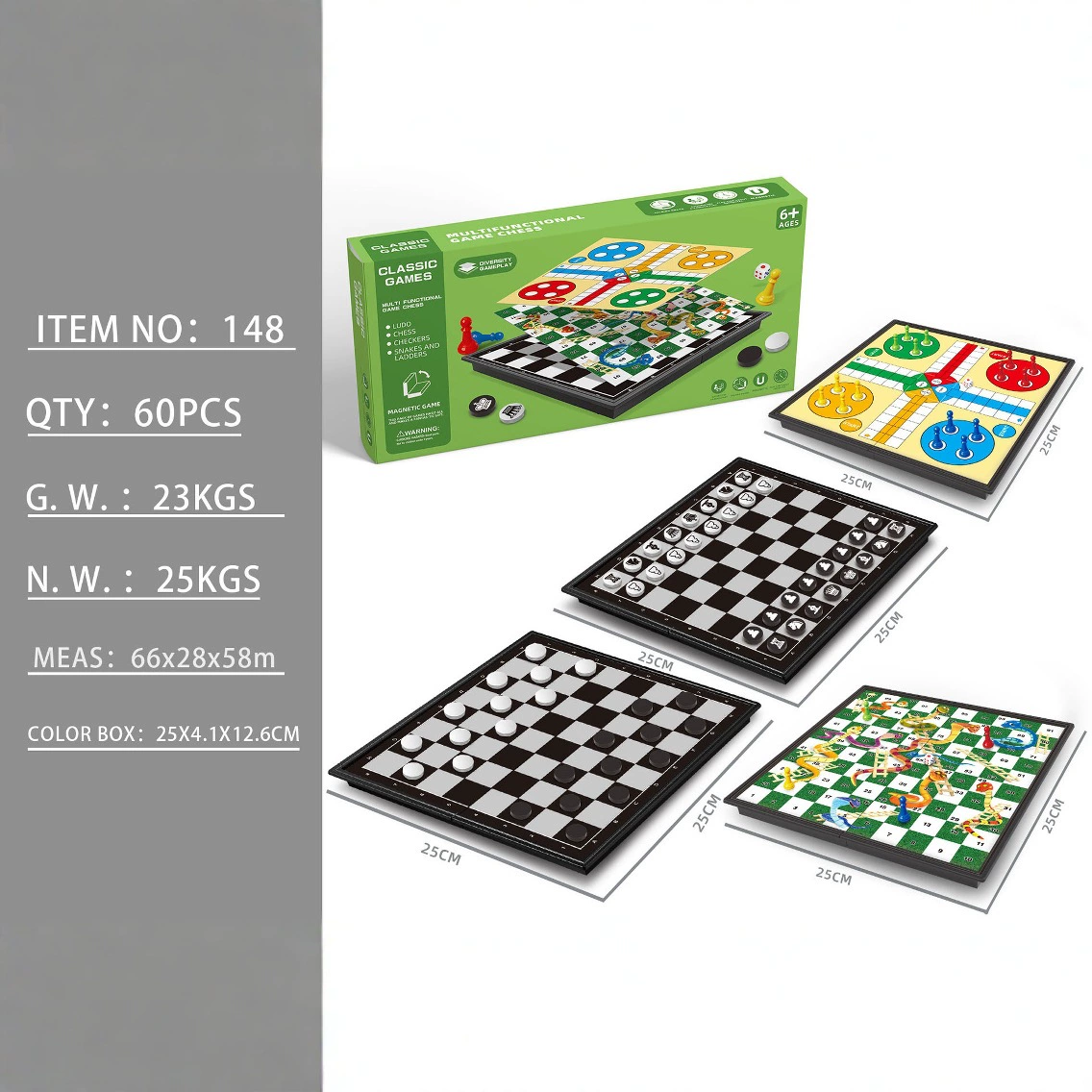 Airplane chess, foldable children's smart toy