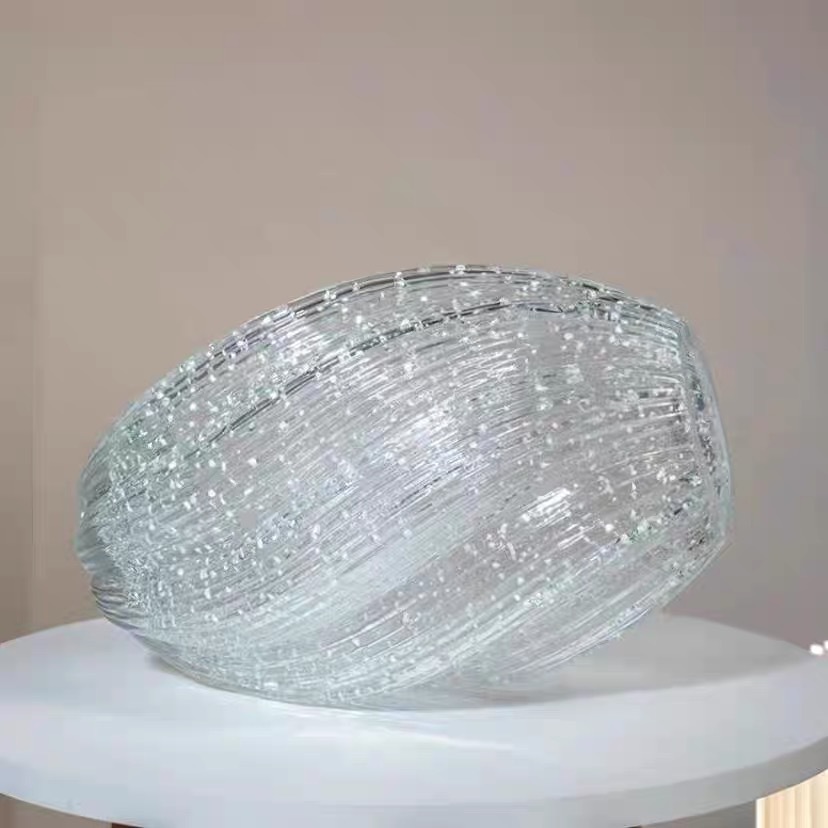 [Nightlight maltosa] ligeramente lujoso simple jarrón de vidrio transparente de alta calidad en el hogar sala de estar flores acuapónicas