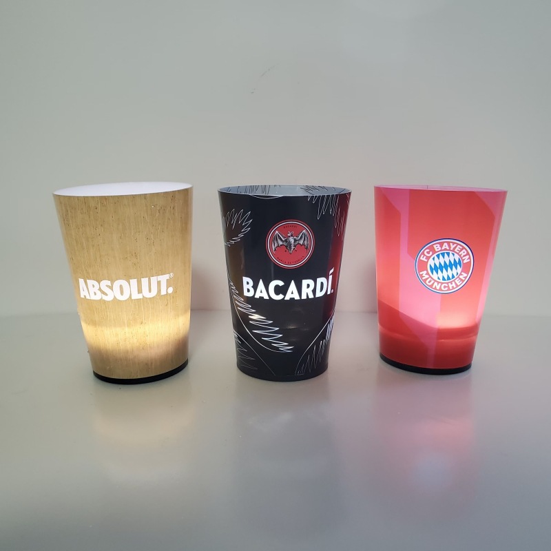 Taza luminosa LED de venta caliente transfronteriza de fábrica 12/14/16oz