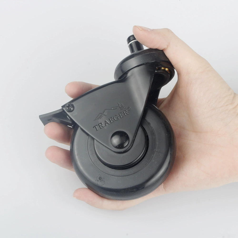 Аксессуары для барбекю на открытом воздухе, гриль Traeger, древесные гранулы, универсальное колесо, тормозной ролик, трансграничные продукты