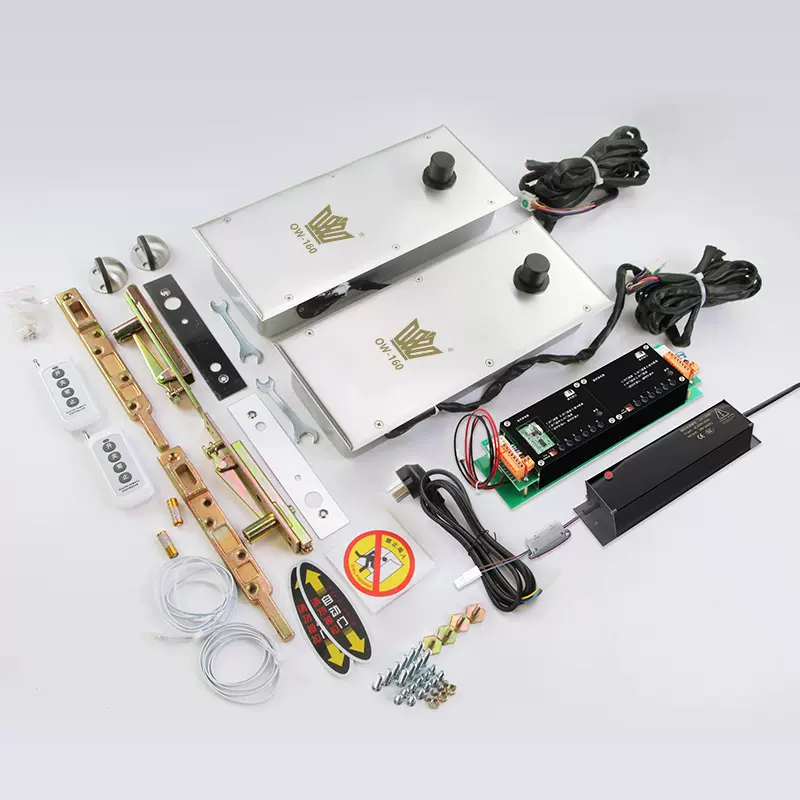 电动地弹簧OW-160双开门一拖二开门机自动开关门电机