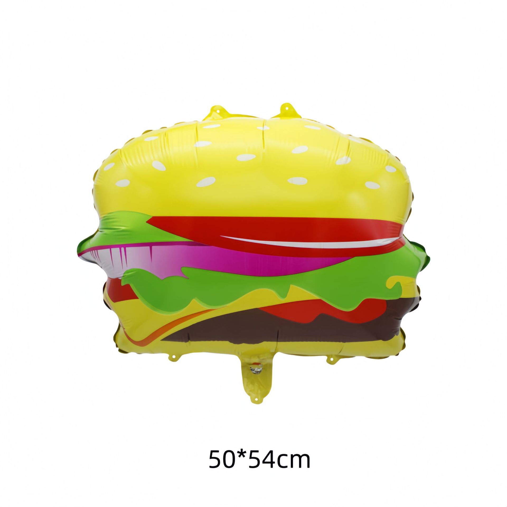 Nuevos globos de aluminio con forma de donut, hamburguesa, pizza, palomitas de maíz, helado, artículos de decoración para cumpleaños infantiles, globos. image 10