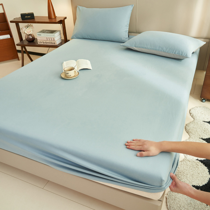 Nueva sábana de algodón puro pieza individual 100 funda de cama de algodón todo incluido funda de colchón funda de cama juego de tres piezas 2025 nuevo