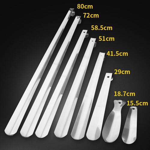 Fashionable daily necessities, shoehorn, shoe pump, household stainless steel lazy shoe lifter, shoe wearer, extended version 72CM