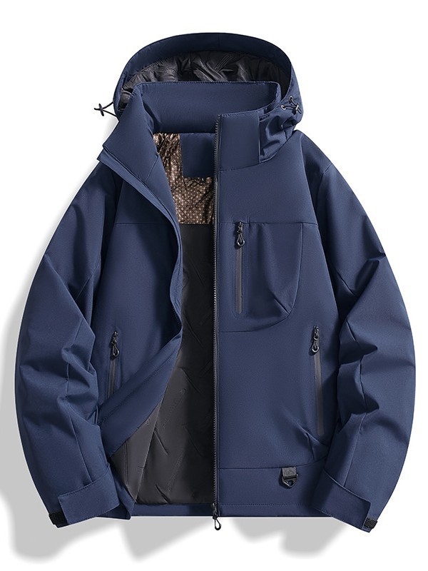 三防软壳冲锋衣女外套秋冬防风防水徒步登山服男高级感棉衣夹克|undefined