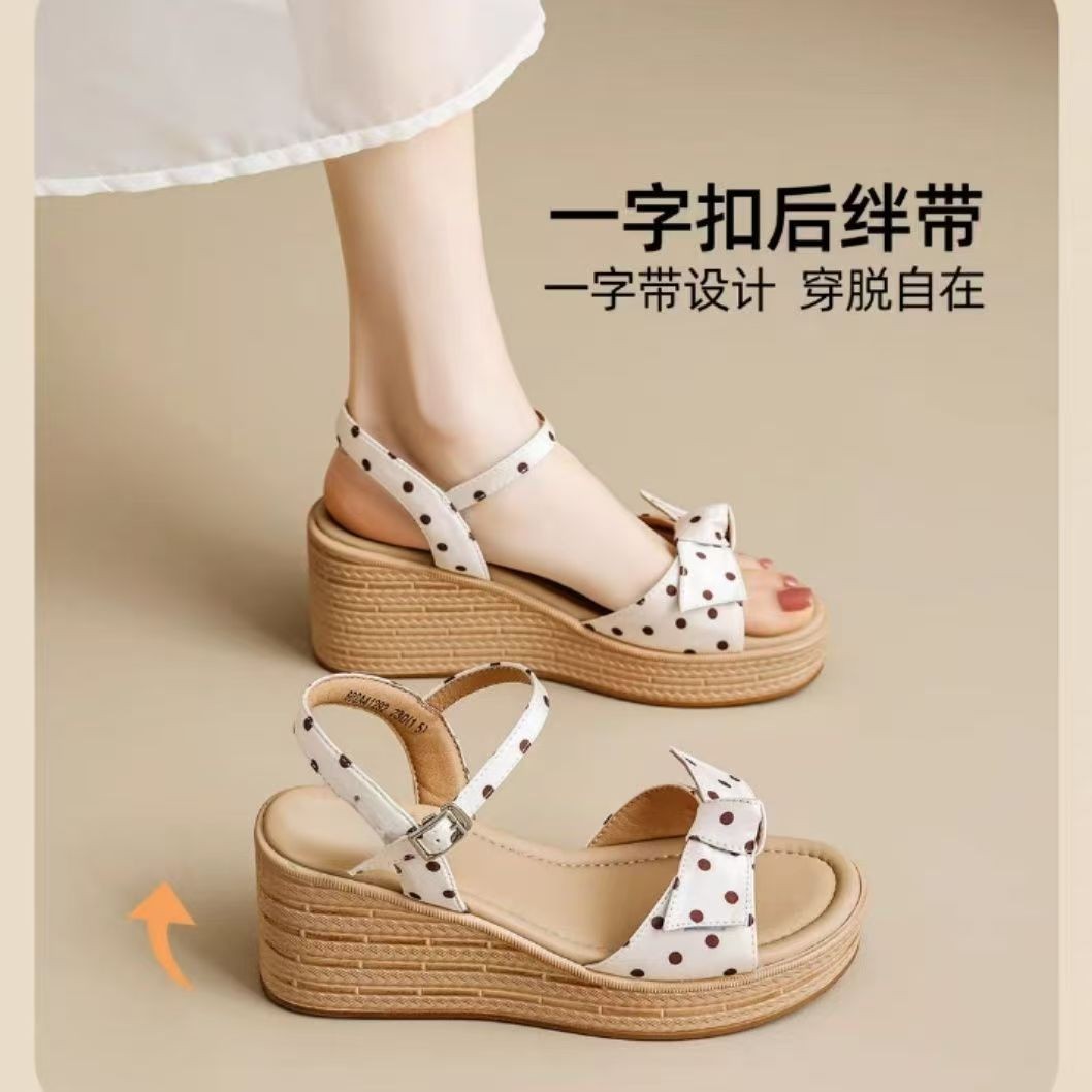2026 nuevo arco de verano zapatillas de fondo plano para usar zapatillas de cabeza redonda simple