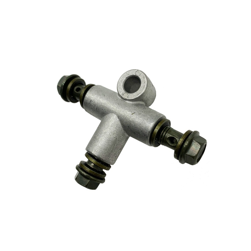M10 Off-Road Motorcycle Atv Four-Wheel Beach Bike Go-Kart Brake Hose Three-Way Connector Brake Pump Connection Head