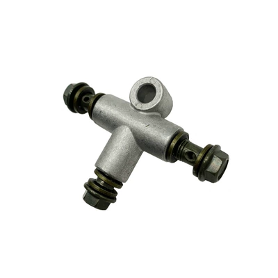 M10 Off-Road Motorcycle Atv Four-Wheel Beach Bike Go-Kart Brake Hose Three-Way Connector Brake Pump Connection Head (Tubing)