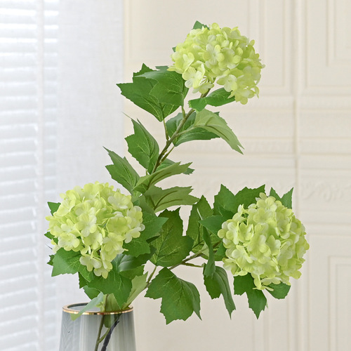 Simulated hydrangea fragrant snowball wood hydrangea fake flower soft decoration floral ins modern simple entrance table decoration