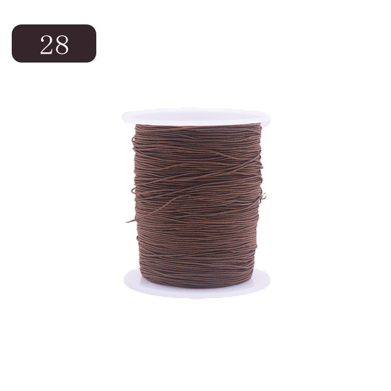 28호 중간 커피 색상 직경 0.5MM 200야드/롤