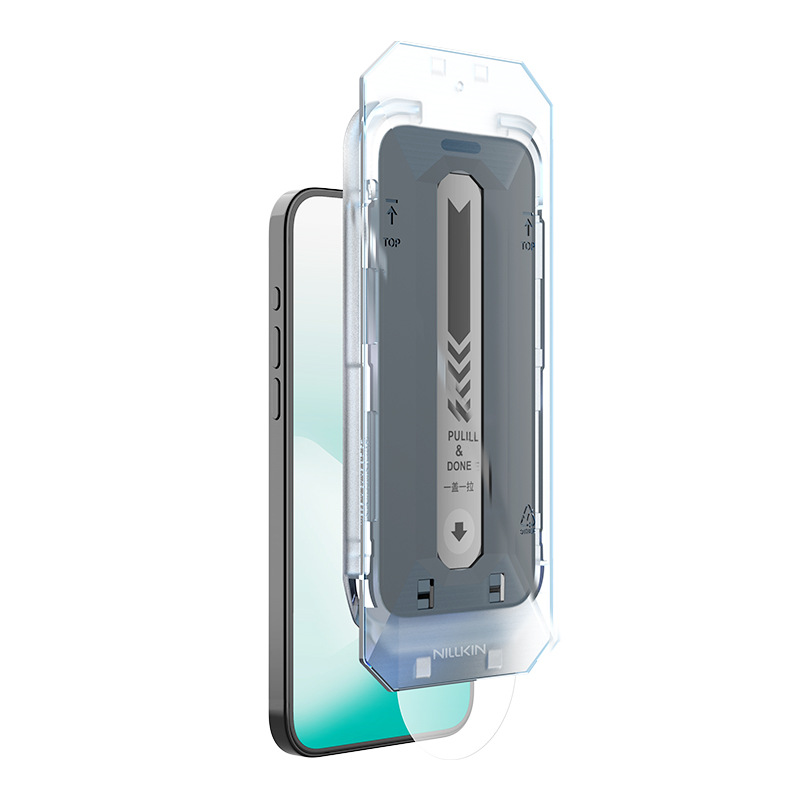 Kính cường lực Nillkin chống nhìn trộm cho iPhone 17 Pro Max, cabin chống bụi, full màn — Phim kính chống nhìn trộm ẩn (có cabin không bụi)
