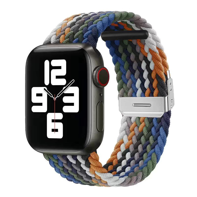 16g Weight Watch Strap Classification Nylon Material Grain Pattern Casual Style Casual Grain Watch Strap 9