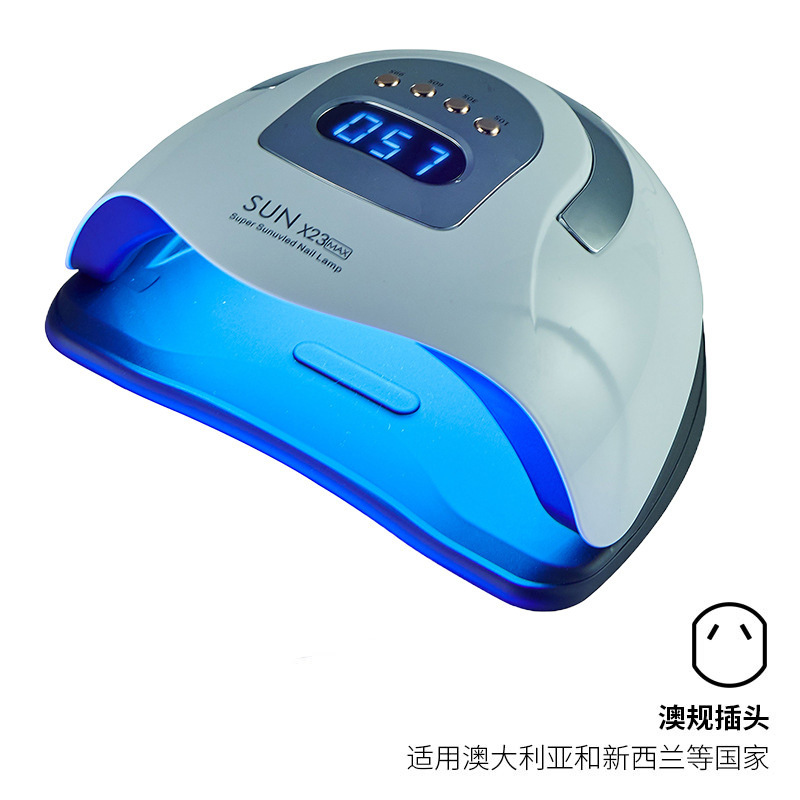 Transfronterizo de alta potencia lámpara de horneo de manicuras 380W esmalte de uñas máquina de tratamiento de uñas luz portátil luz de tratamiento de uñas