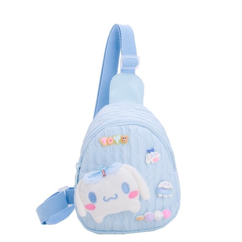 New Melody Children's Bag Cute Cartoon Kid Small Chest Bag Outdoor Leisure Coin Shoulder Cross-Shoulder Backpack