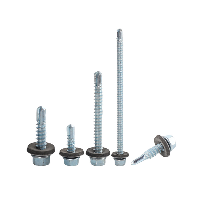 Suministro de hexagonal con cabeza auto-ajustada, tornillo de taladro, tornillo de auto-rosque hexagonal, tornillo de fijación no estándar, tuerca