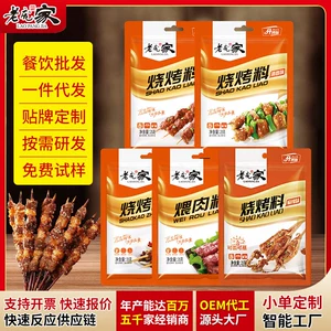 [批发现货多口味烧烤料组合庞大烧烤撒料调料饭店专用袋装烧烤料]