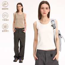 UNF 弹力工字背心女夏美式辣妹外穿修身运动户外健身瑜伽上衣背心