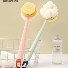 洗澡刷搓背求人长柄刷软毛刷子双面沐浴刷搓泥去灰搓澡刷背神器