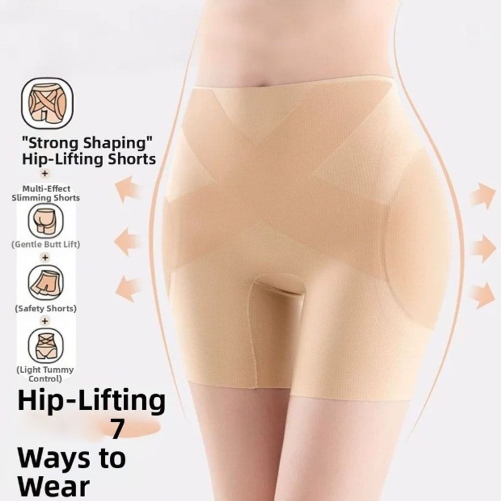 Pantalón de Seguridad con Relleno de Glúteos Nailon Sin costuras, Moldea el cuerpo, Aumento de glúteos