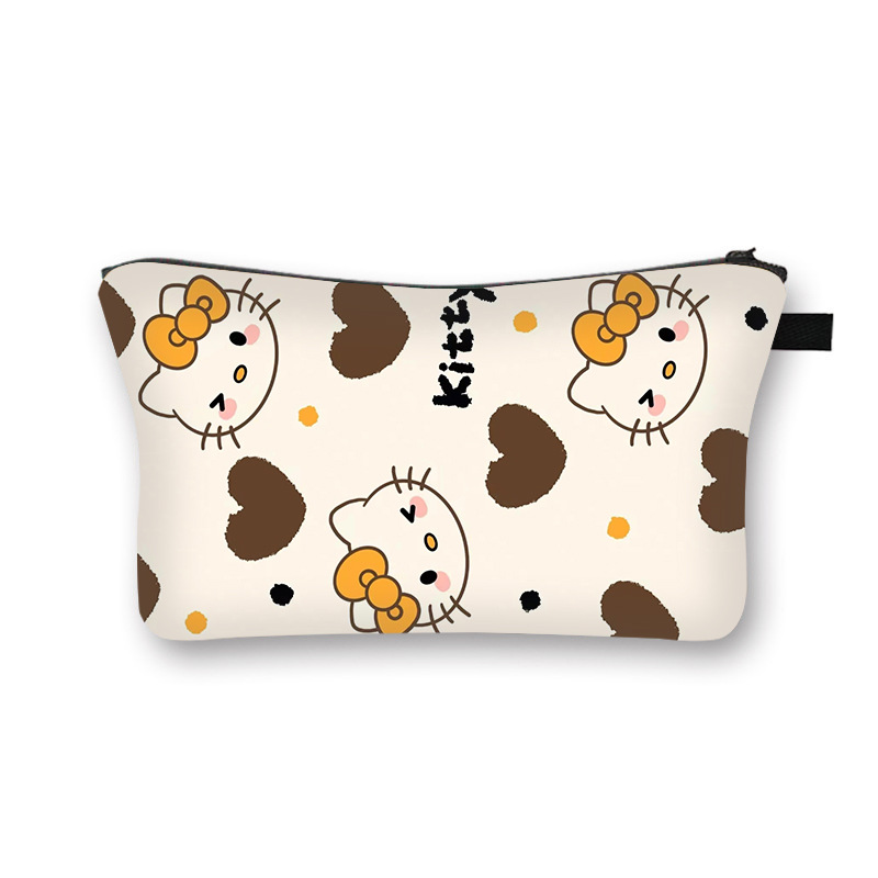 thumbnail image 2 of Nuevo Bolsa de cosméticos Hello Kitty, bolsa de almacenamiento de gran capacidad a la moda para niñas, bolsa, 2 of 5