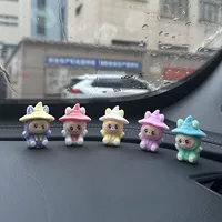 Милые украшения для рабочего стола Labubu, офисной рабочей станции, центральной консоли автомобиля, электромобиля, декор для интерьера.