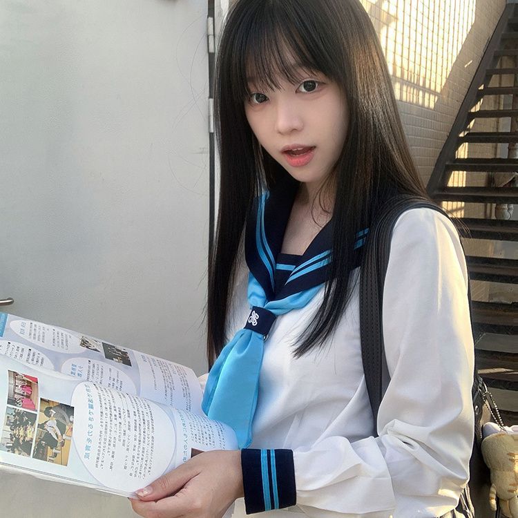【Xiaonan】オリジナル本物JK制服セーラー服和風甘い女の子カレッジスタイルクラス制服学生服卒業制服スーツ|undefined
