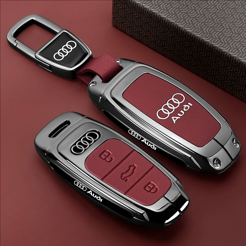 Suitable for Audi A4L Key Cover A6L/A3L/Q5L/Q2L/A7L/Q3Q4Q6Q7Q8S7 Shell Rs5 Car Bag Buckle