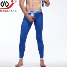 厂销WJ网将男士保暖裤低腰棉秋冬打底裤镂空可装卸囊袋2016-QKU